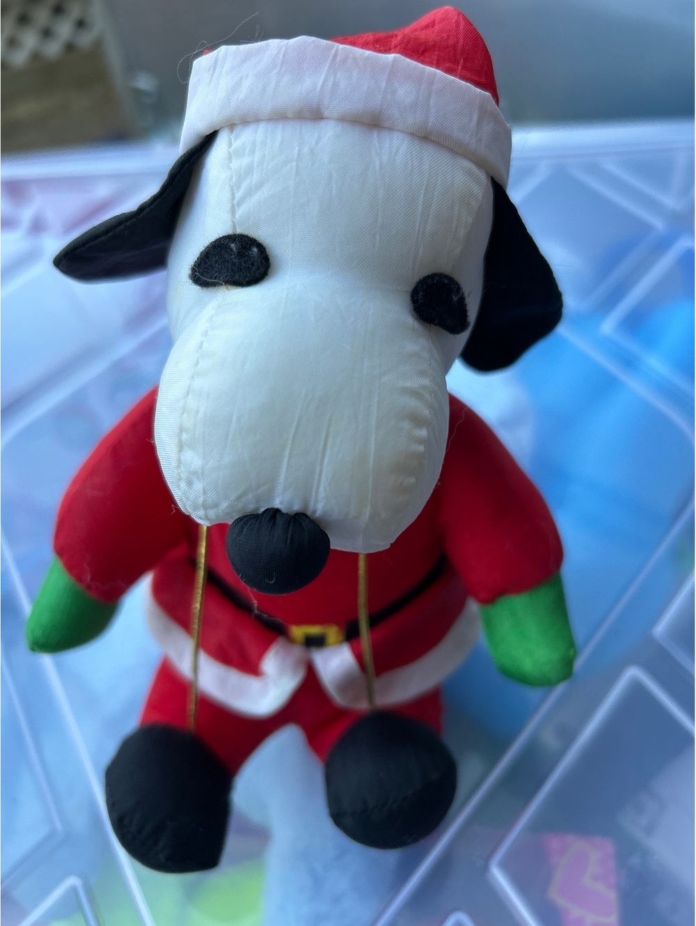 Snoopy Plush Toy in Santa Claus Outfit